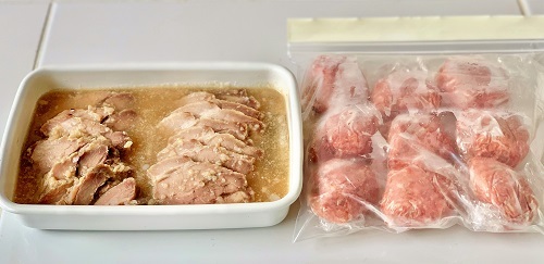 作り置きのおかず(親つく) と お弁当_d0249193_22314145.jpg
