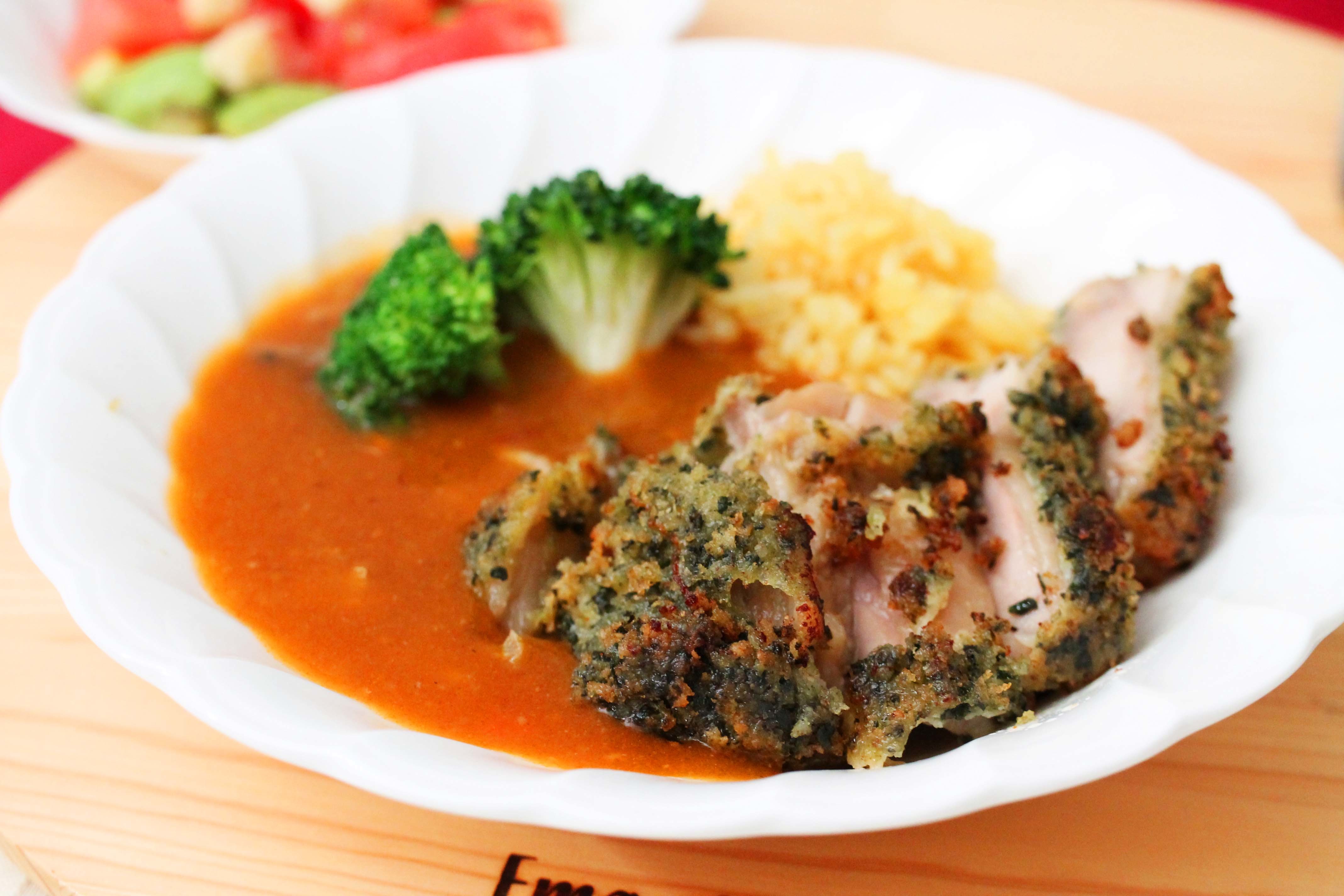 チキンカツカレー_d0377645_21514677.jpg