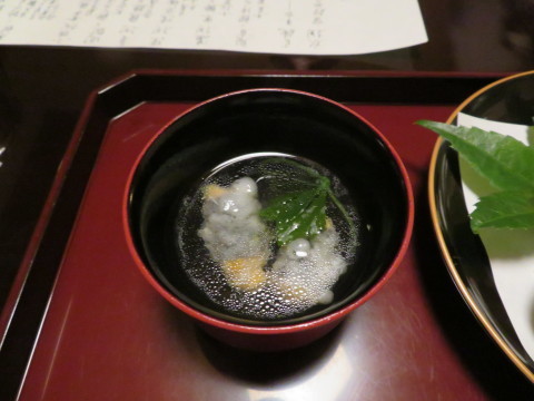 夕食その一。暁翠庵。俵屋旅館にお邪魔。_d0019916_13573235.jpg