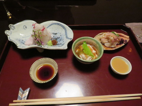 夕食その一。暁翠庵。俵屋旅館にお邪魔。_d0019916_14003470.jpg
