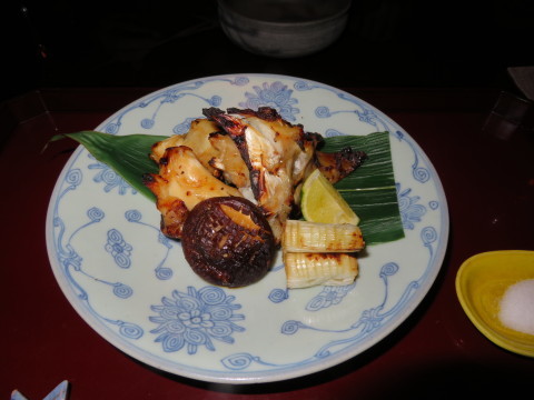 夕食その一。暁翠庵。俵屋旅館にお邪魔。_d0019916_14030592.jpg