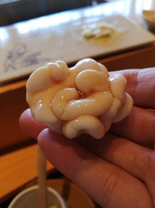 博多で白子の握りを堪能する♪_b0060363_12440096.jpg