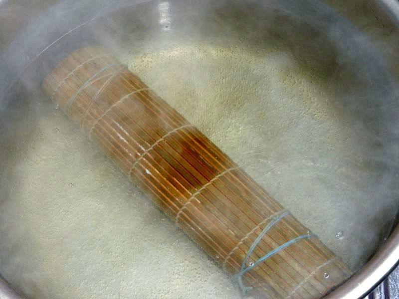 簡単に巻き簾で作るこも豆腐 四季彩日記 4 簡単に巻き簾で作るこも豆腐 四季彩日記 4