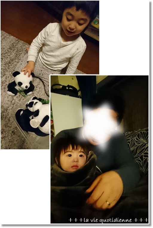 久々の角張さんな真四角パンと姫…夜泣きからのハイテンション!_a0348473_05550772.jpg