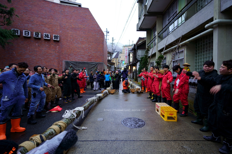 野沢温泉村　～里曳き1/13 その３～道祖神祭り2020_b0404739_18035222.jpg