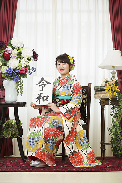 ⑥成人式のお客様 花尽くし可憐着姿_b0098077_14580436.jpg