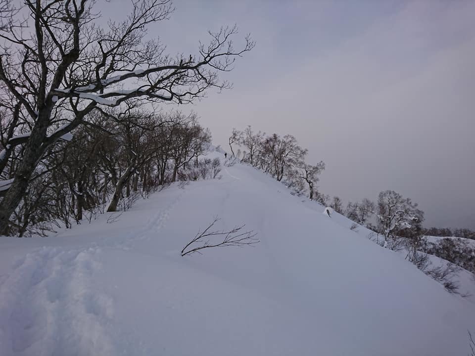 新ライトニングアッセントで信砂岳スノーハイク_d0198793_16590764.jpg