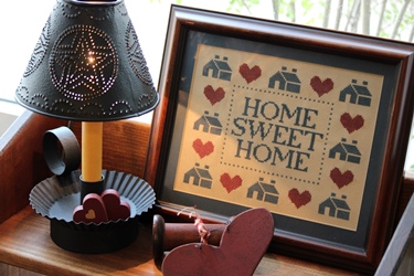 「Home Sweet Home」の刺繍フレーム♥_f0161543_1558265.jpg