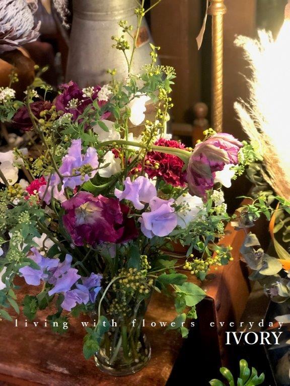 『〜IVORY 花教室 1 January 開催です~♬』_b0094378_23221446.jpeg