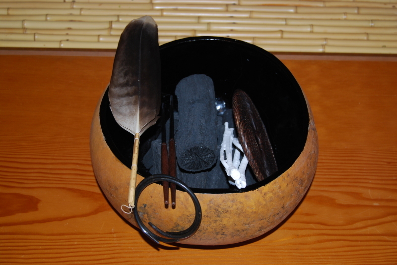 茶道具　ふくべ　瓢箪 炭取り　炭斗　内黒塗り 茶道具 ふくべ 瓢箪 炭取り 炭斗 内黒塗り ◇ 茶道具 口切茶事