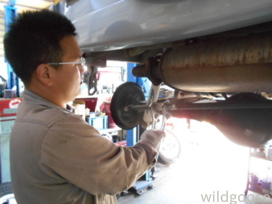 JB23ジムニー 車検整備中(^Д^)_c0213517_15324167.jpg