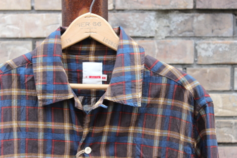 「dip」 どことなく感じれる土臭さと品 \"PRINT CHECK SHIRTS\" ご紹介_f0191324_08025729.jpg