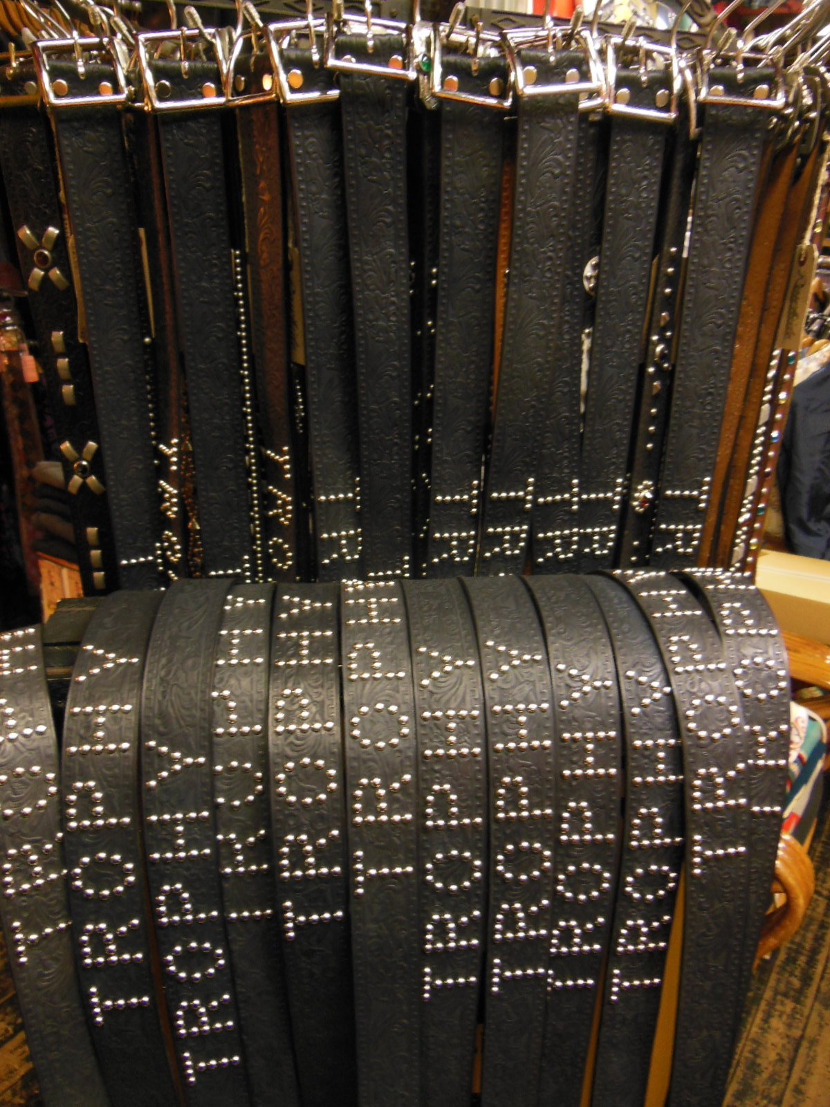 ”TROPHY”Lettered studded belts for TROPHY CLOTHING by RAWHIDE,_c0187684_16422338.jpg