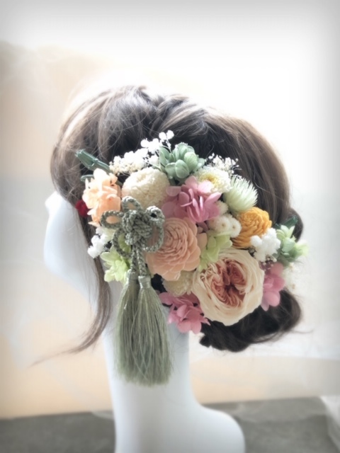 和装ウエディングの髪飾り 花雑貨店 Breath Garden Kiko S Diary