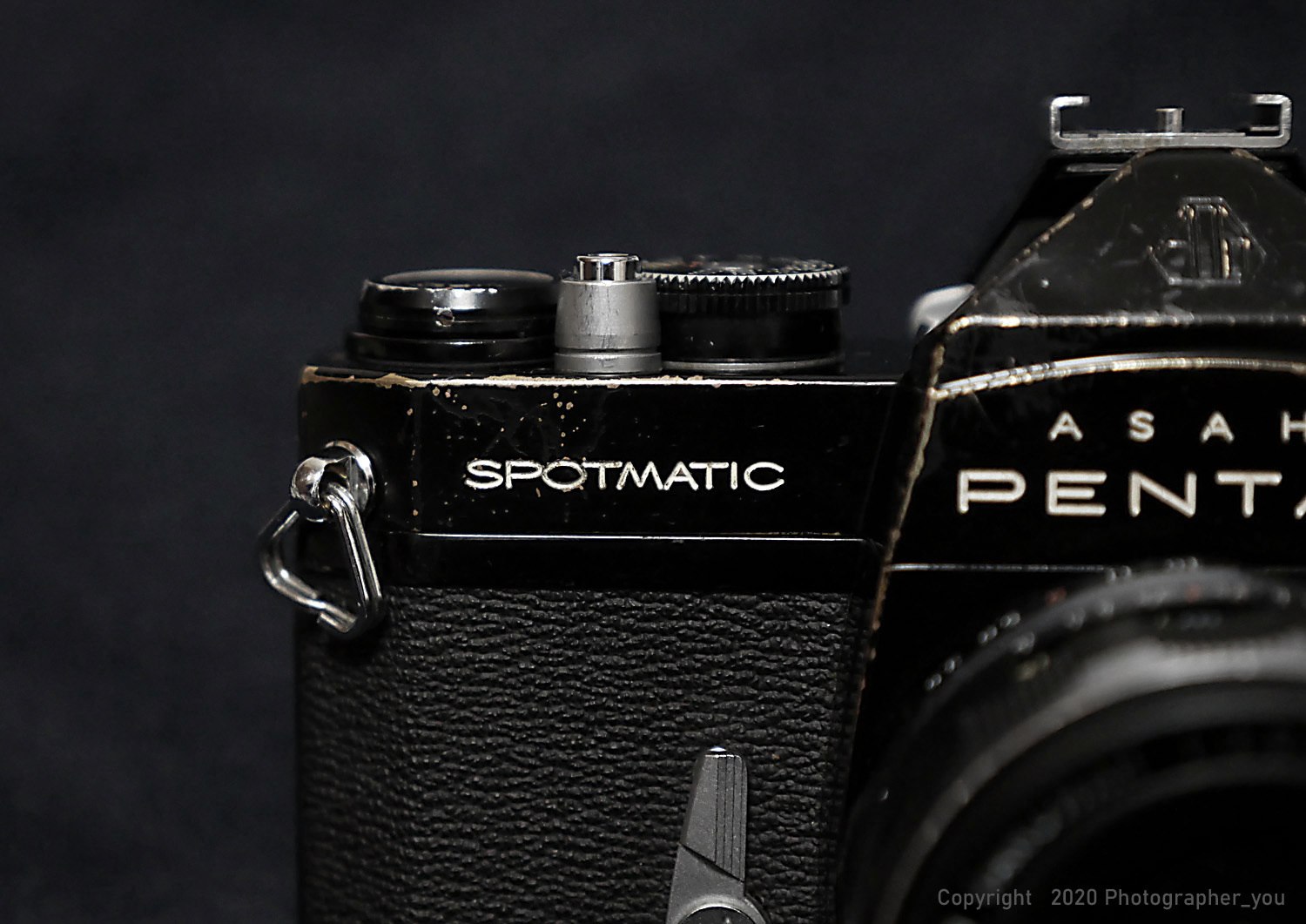 Pentax SP黒 + 中望遠レンズ  美品