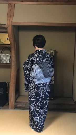 ゴールデンムガ+兎帯・千地泰弘着物&帯。_f0181251_15181974.jpg