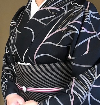 ゴールデンムガ+兎帯・千地泰弘着物&帯。_f0181251_15220709.jpg