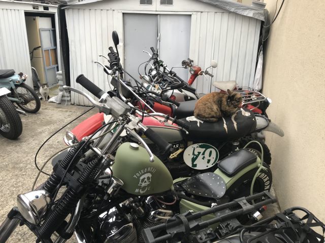250TR カスタム ヤマシタ号 マフラー装着!_a0164918_18355259.jpg
