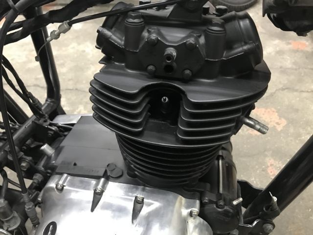 250TR カスタム ヤマシタ号 マフラー装着!_a0164918_18402210.jpg