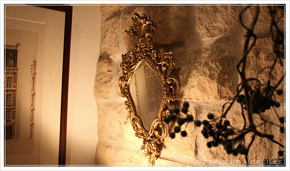 miroir mural 古い壁掛け鏡 ミラー フランスアンティーク_d0184921_16260264.jpg