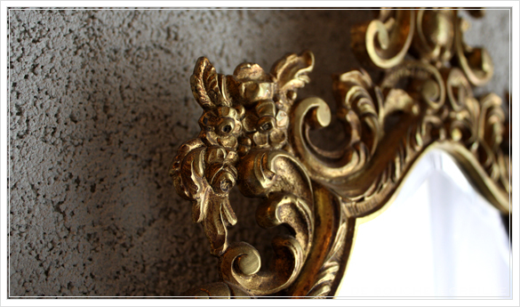 miroir mural 古い壁掛け鏡 ミラー フランスアンティーク_d0184921_16304243.jpg