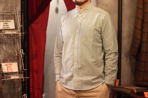 「WORKERS」 Modified BD, 2020, Green Check Supima Oxford ご紹介_f0191324_08585973.jpg