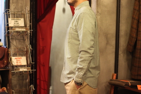 「WORKERS」 Modified BD, 2020, Green Check Supima Oxford ご紹介_f0191324_08590689.jpg