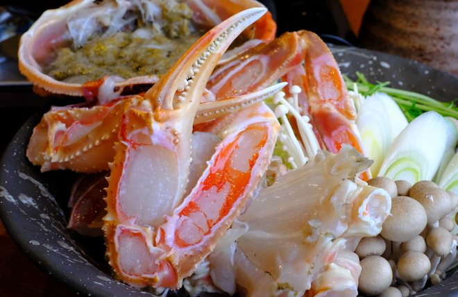 「東舞鶴　魚源（ととげん）のずわい蟹、牡蠣、ブリしゃぶ料理」_a0000029_22430336.jpg