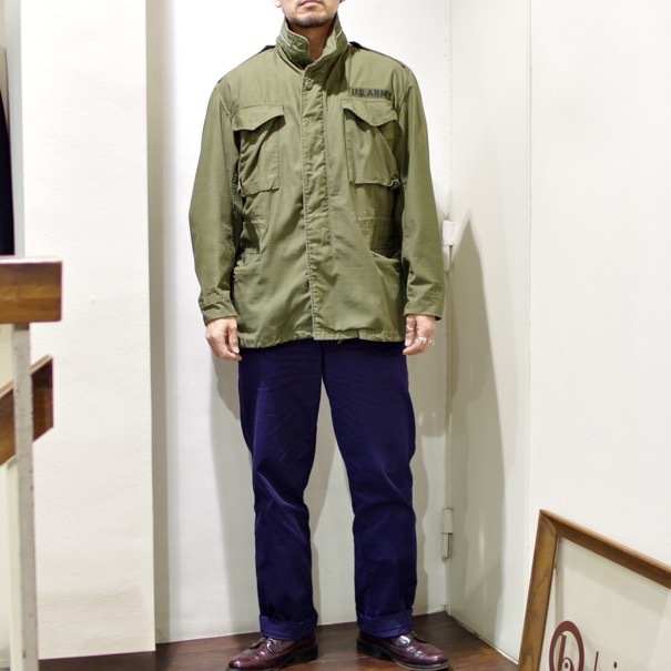 1960s US ARMY M65 Field Jacket 2nd Edition / アルミジップ 袖マチ
