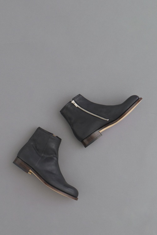 forme Side zip boots (Black Incal horse) : un.regard.moderne forme Side zip boots (Black Incal horse) : un.regard.moderne