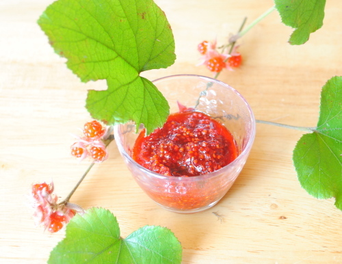 冬いちごのジャム Buerger raspberry jam_b0188878_09551140.jpg