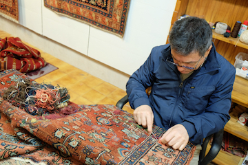 ⭐️SALE⭐️イタリアベニス、ペルシャ絨毯絵画絨毯手織り