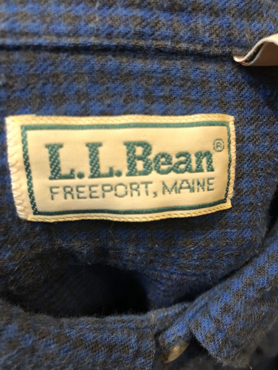 1月25日（土）入荷！８０s MADE IN U.S.A  L. L Bean ライト　ネルシャツ！_c0144020_13190661.jpg