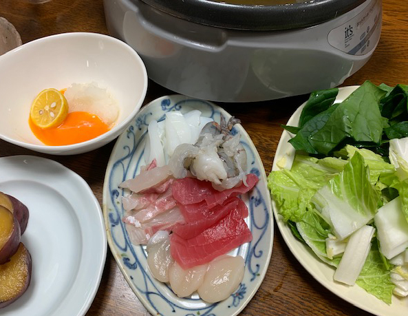魚すき おひとりさまの 夕ごはん
