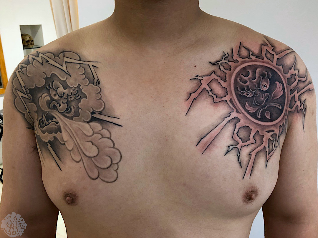 北風と太陽 彩躯術三十六房 Chamber36tattoostudio