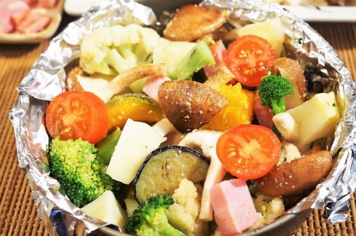 ■副菜【寒いときはホットサラダがいいね♥^^】これならお野菜が幾らでも食べられちゃいます♪_b0033423_20171797.jpg