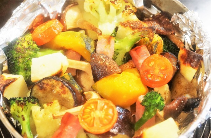 ■副菜【寒いときはホットサラダがいいね♥^^】これならお野菜が幾らでも食べられちゃいます♪_b0033423_20180387.jpg