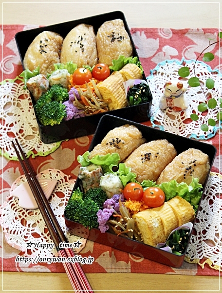お稲荷さん弁当♪_f0348032_18051419.jpg
