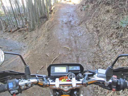 楽しい林道遊びの代償・・・(笑) （スーパーシェルパ編） : バイク