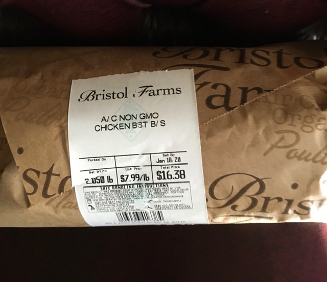 Bristol Farmsでゲットしたタダのものープロシュット、ロブスタービスク等々_e0350971_11381762.jpg