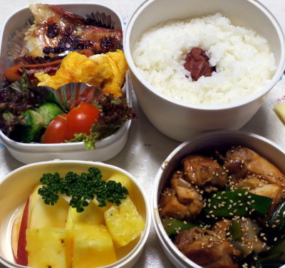 希琳おばあちゃんの作るお弁当 本日卒業です 押花サロン希琳トピックスonline