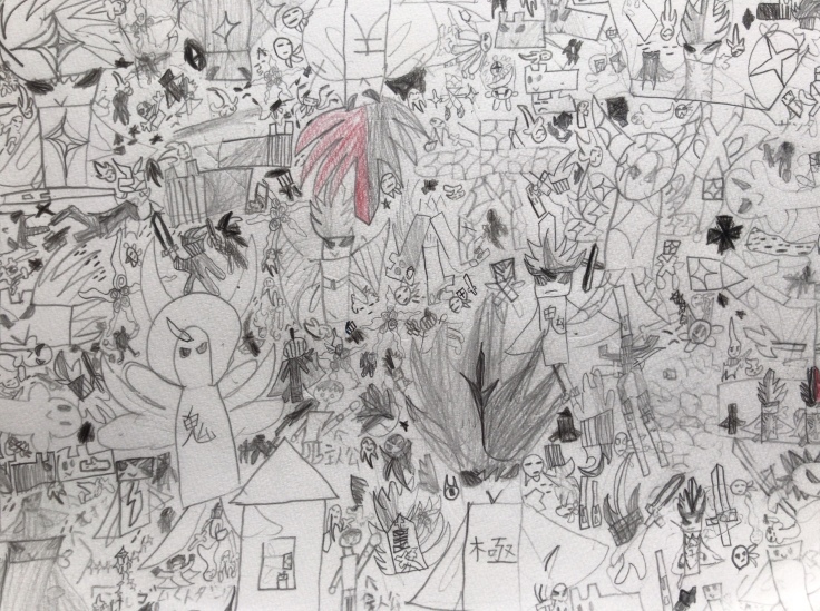 画用紙を絵で埋め尽くす 東西線浦安駅徒歩２分の絵画教室 Atelier創 アトリエ ソウ のブログ