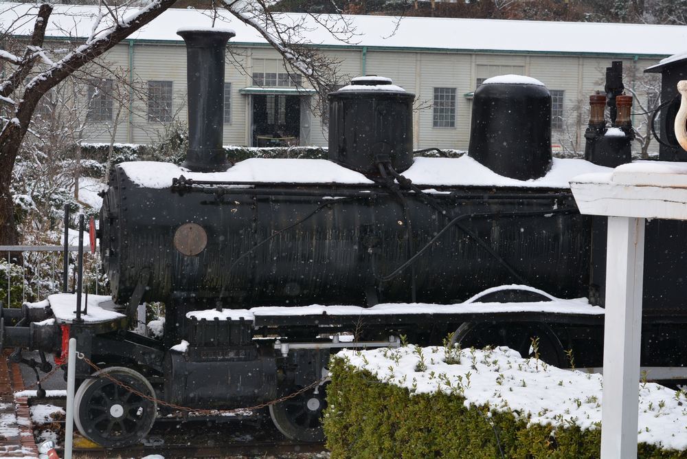雪景色 2018年末 尾西鉄道蒸機機関車1号_e0373930_19454791.jpg