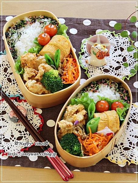 クリスピーチキン風弁当と角食♪_f0348032_16435187.jpg