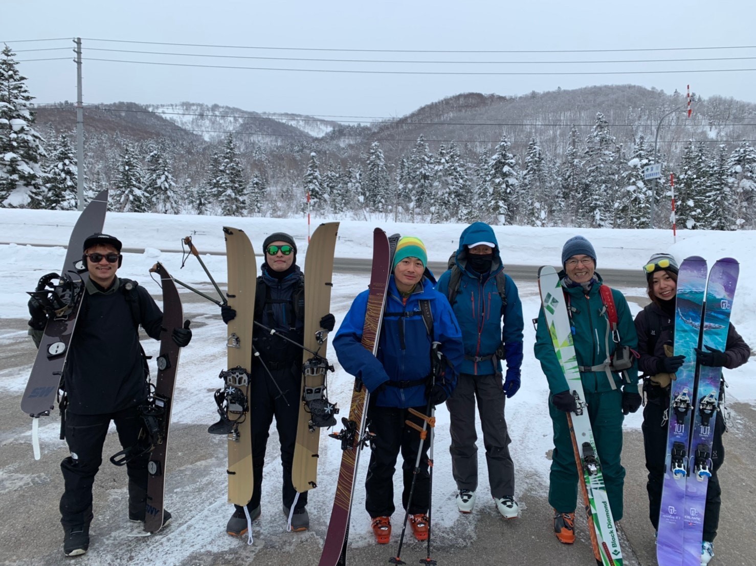 2020.1.29 幌加内方面へBC