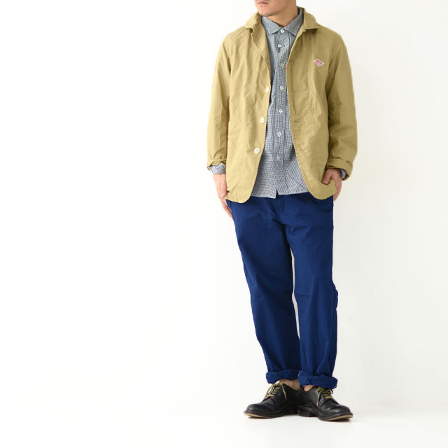 DANTON [ダントン] DOWNPROOF SINGLE WORK JACKET [JD-8715DUK] ダウンプルーフ シングル ワークジャケットハーフコート・メンズ・男性用・MEN\'S _f0051306_17130311.jpg