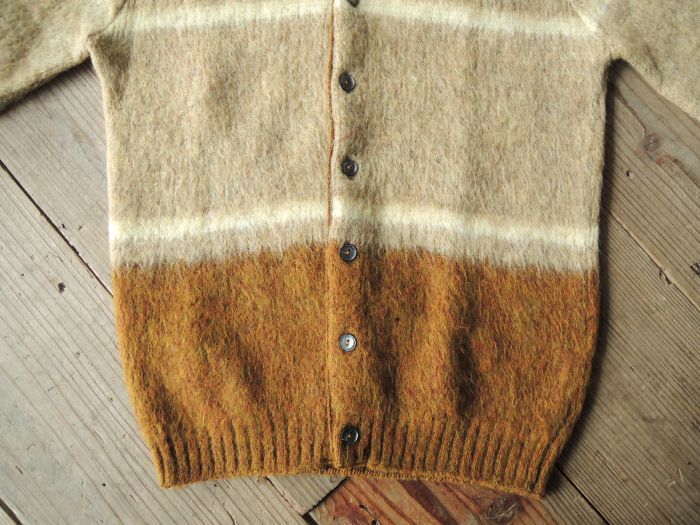 60S MILWAUKEE KNIT MOHAIR CARDIGAN JUNK--RECOMMEND 60S MILWAUKEE KNIT MOHAIR CARDIGAN JUNK--RECOMMEND