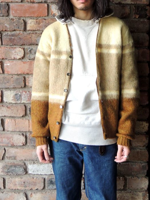 60S MILWAUKEE KNIT MOHAIR CARDIGAN JUNK--RECOMMEND 60S MILWAUKEE KNIT MOHAIR CARDIGAN JUNK--RECOMMEND