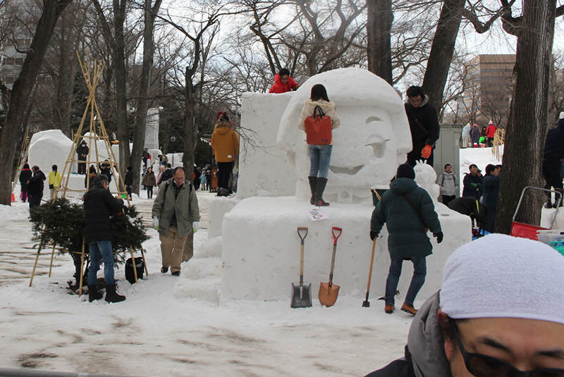 札幌雪祭り市民雪像　　　　札幌自転車屋。_a0139912_07075497.jpg