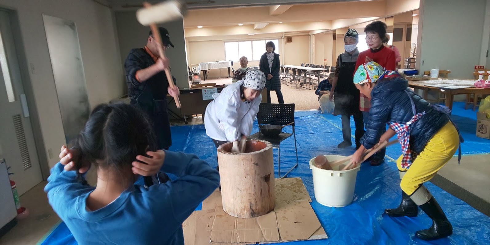 新年お餅つき 楽しく 美味しくありがとうございます。_b0102267_16323942.jpg